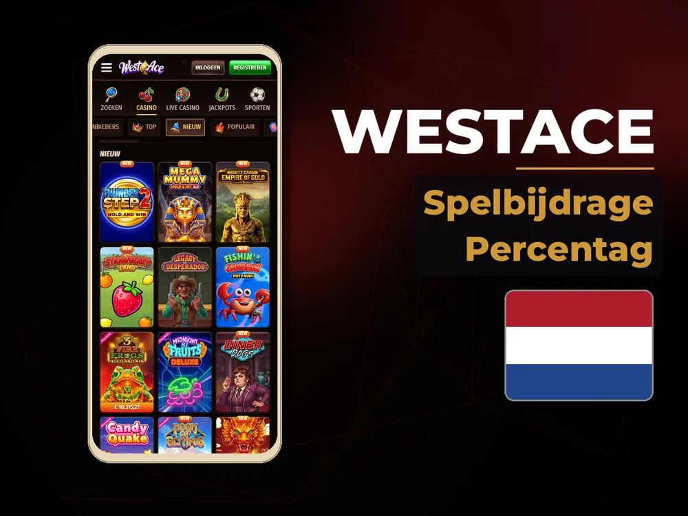 Westace - Spelbijdrage Percentag